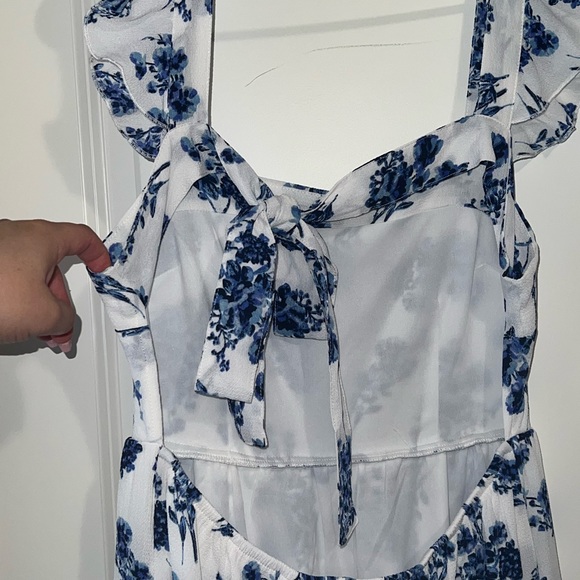 Stilettos Floral maxi dress sz M - Picture 4 of 7